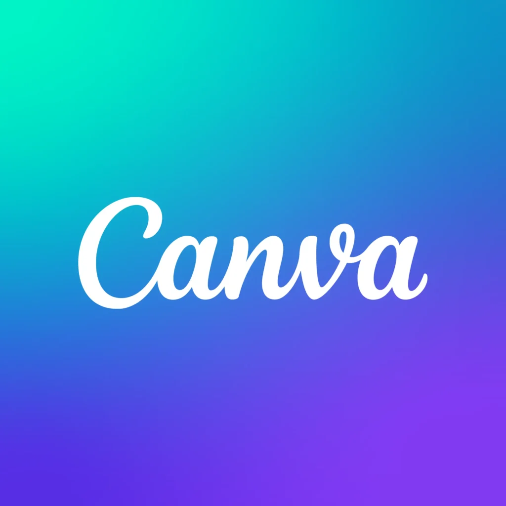 Logo of Canva Powered by Microsoft 